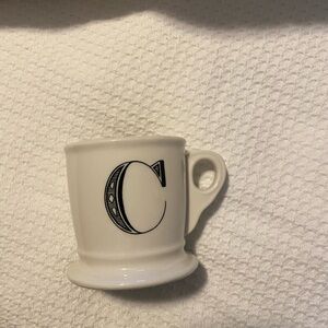 Anthropologie Initial Cup. Alphabet C